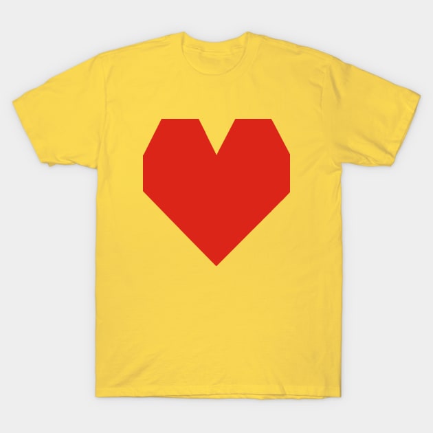 Geometric Heart T-Shirt by nataliaoro